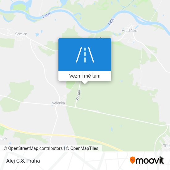 Alej Č.8 mapa
