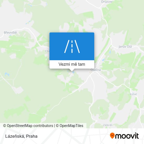 Lázeňská mapa