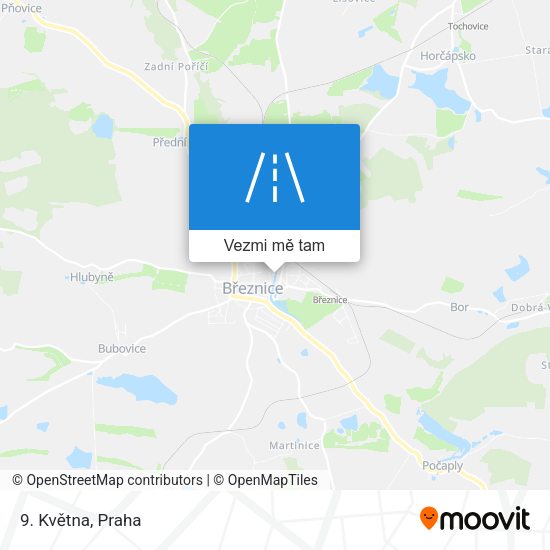 9. Května mapa
