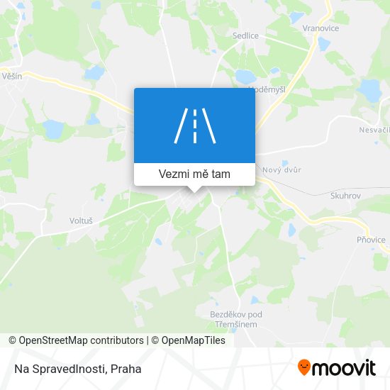 Na Spravedlnosti mapa