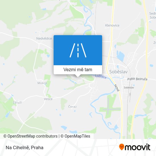 Na Cihelně mapa