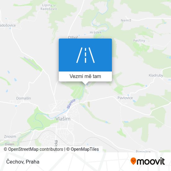 Čechov mapa