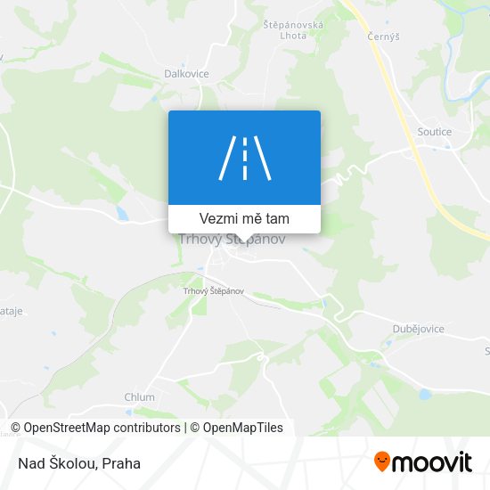Nad Školou mapa