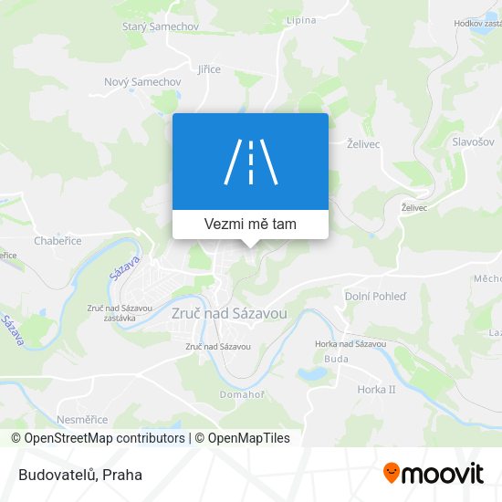 Budovatelů mapa