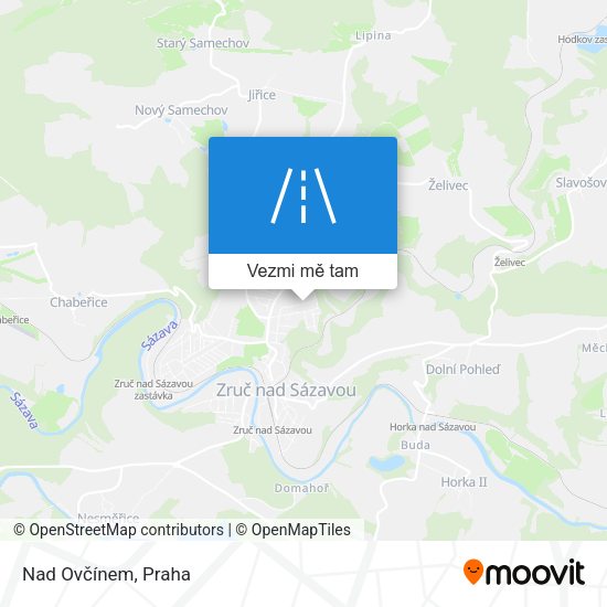 Nad Ovčínem mapa