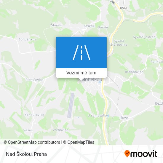Nad Školou mapa