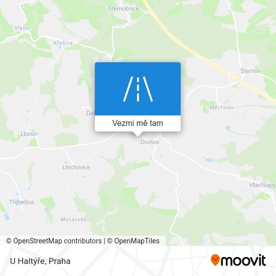 U Haltýře mapa