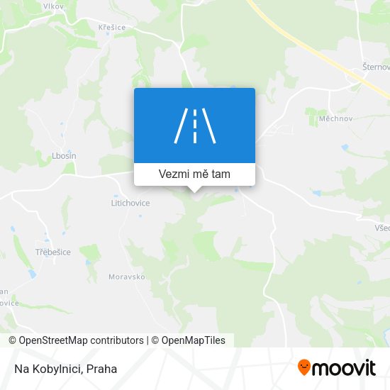 Na Kobylnici mapa