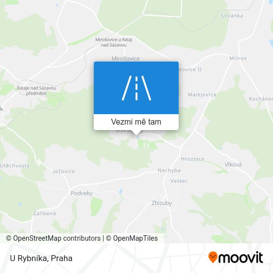 U Rybníka mapa