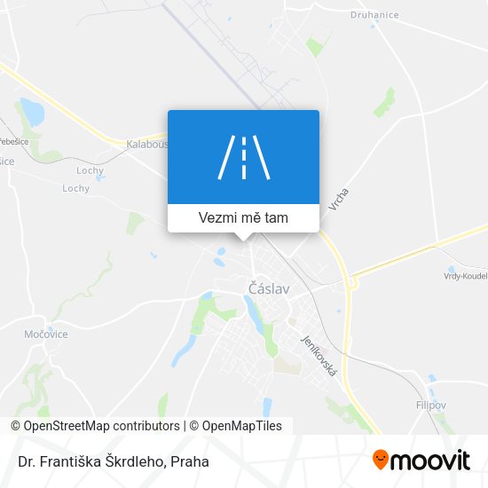Dr. Františka Škrdleho mapa