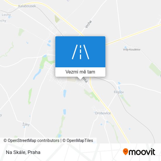 Na Skále mapa
