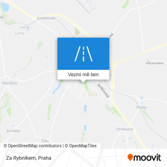 Za Rybníkem mapa