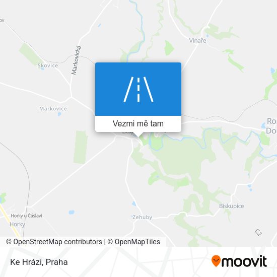 Ke Hrázi mapa