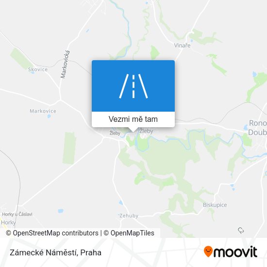 Zámecké Náměstí mapa
