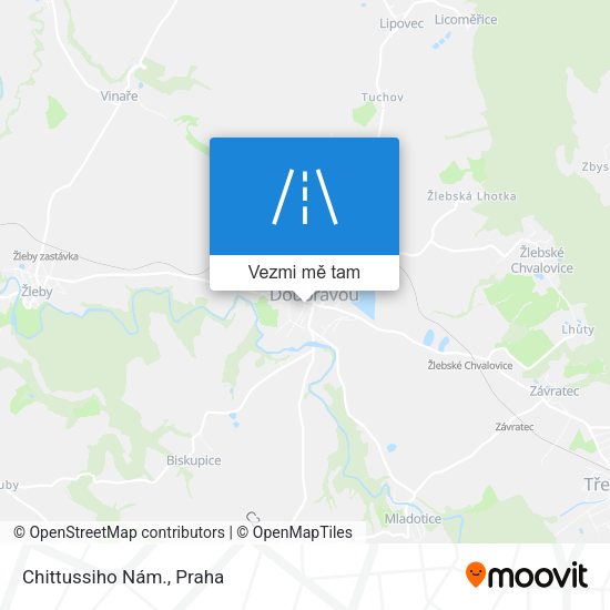 Chittussiho Nám. mapa
