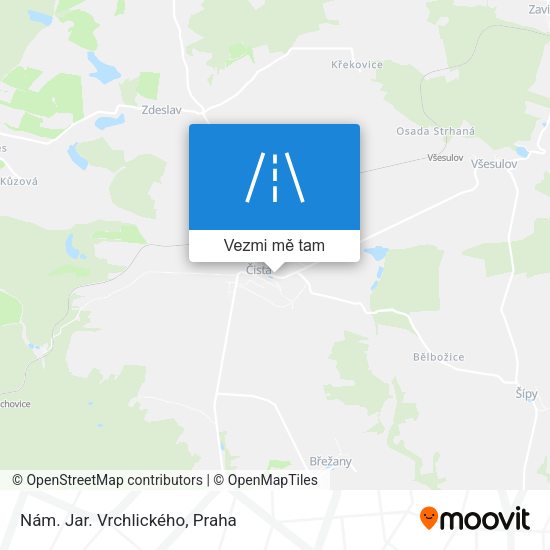 Nám. Jar. Vrchlického mapa