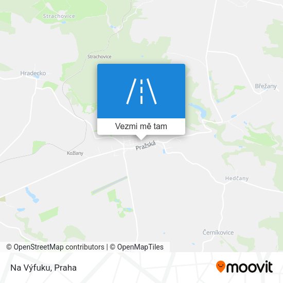 Na Výfuku mapa