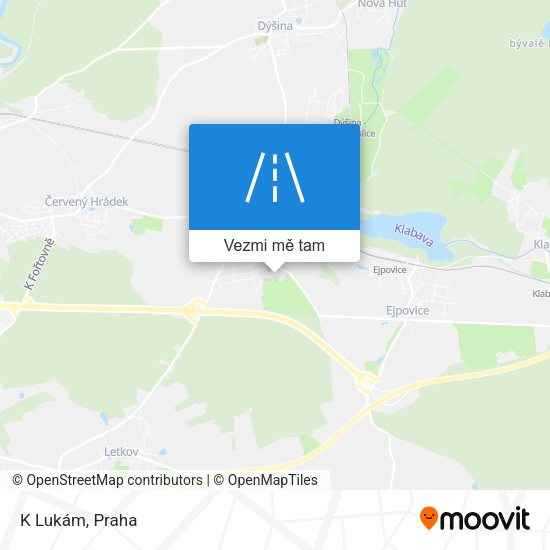 K Lukám mapa