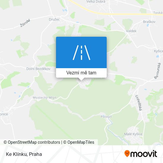 Ke Klínku mapa