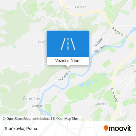 Staňkovka mapa