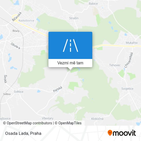 Osada Lada mapa