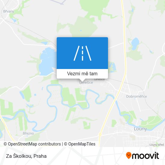 Za Školkou mapa