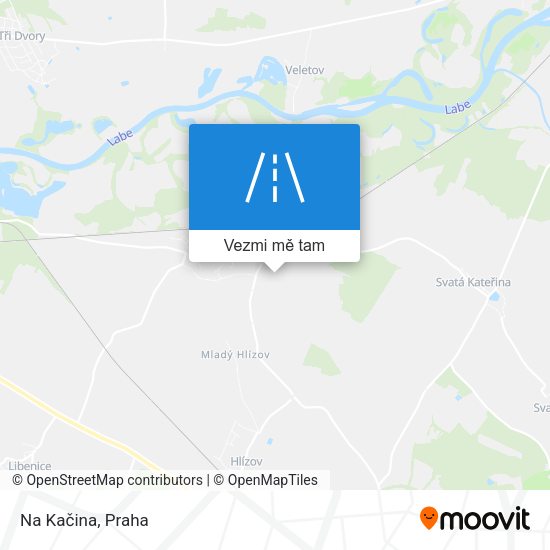 Na Kačina mapa