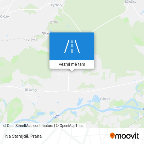 Na Starajdě mapa