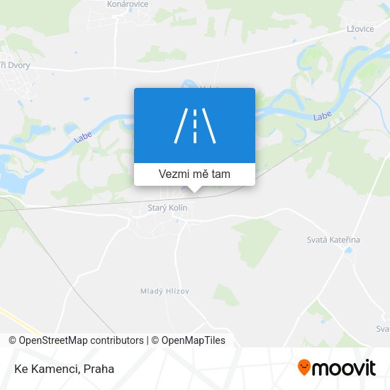 Ke Kamenci mapa
