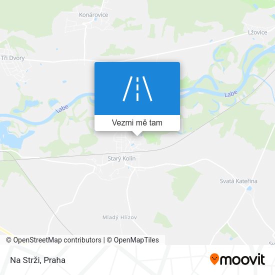 Na Strži mapa