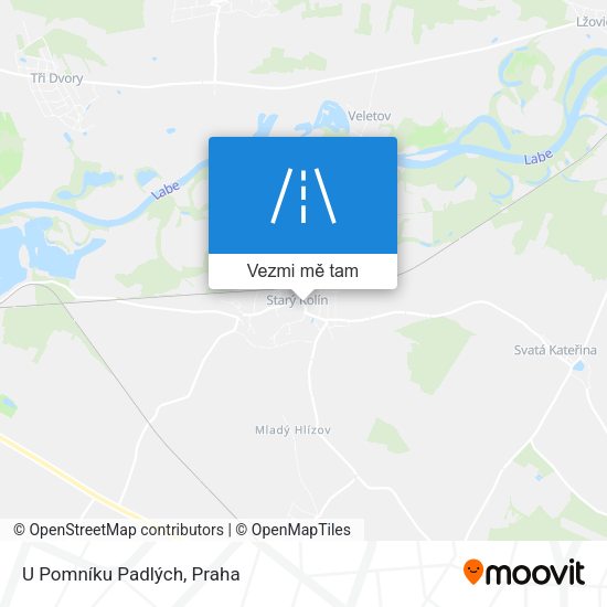 U Pomníku Padlých mapa