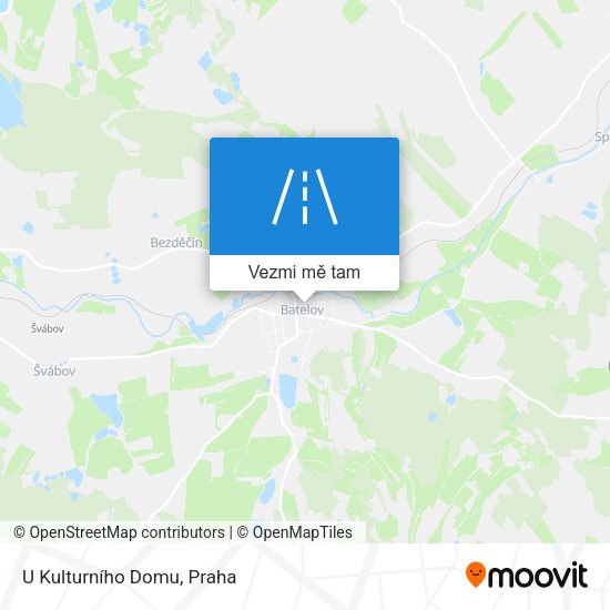 U Kulturního Domu mapa