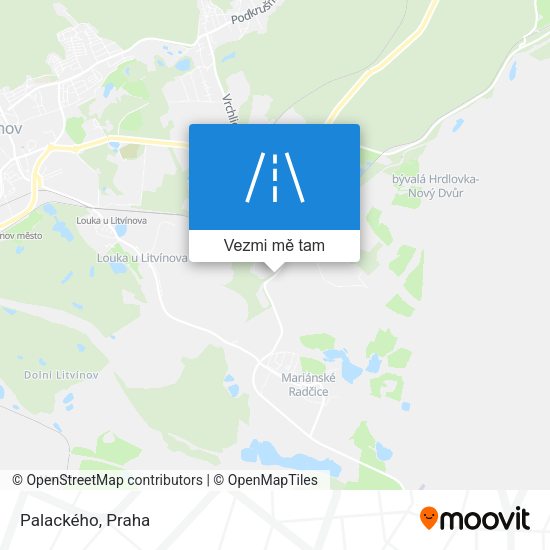 Palackého mapa
