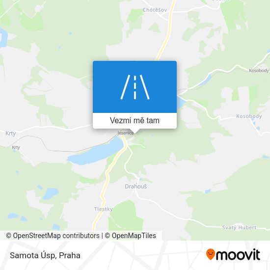 Samota Úsp mapa