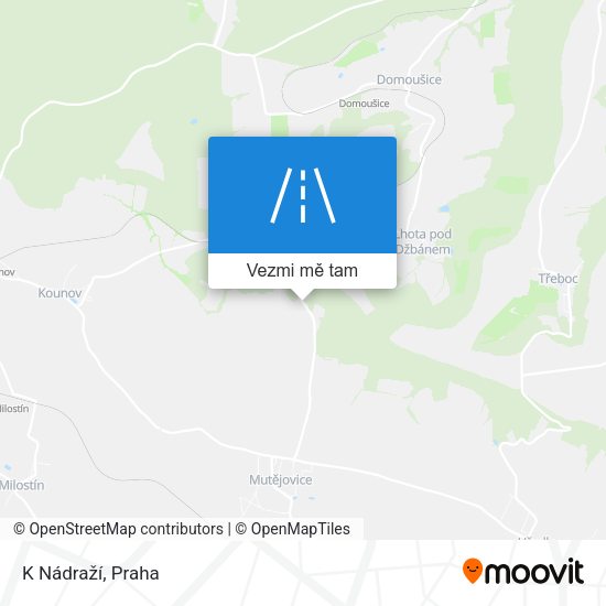 K Nádraží mapa