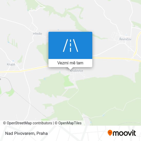 Nad Pivovarem mapa