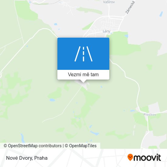 Nové Dvory mapa