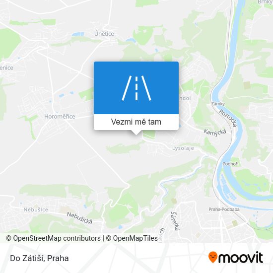 Do Zátiší mapa