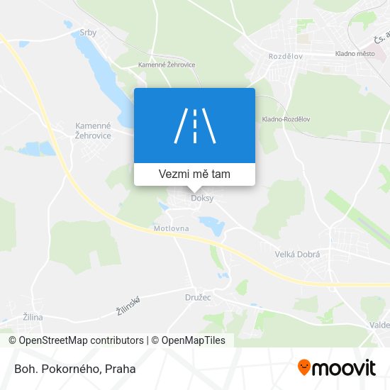 Boh. Pokorného mapa