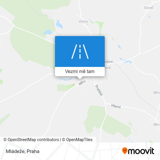 Mládeže mapa