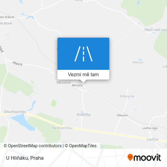 U Hliňáku mapa