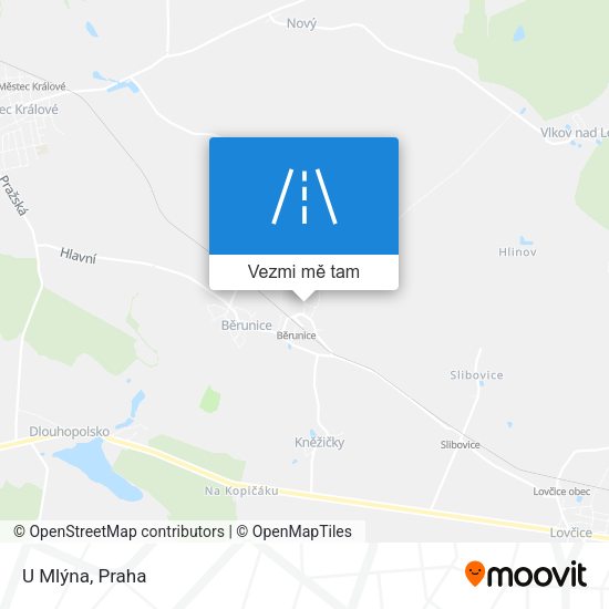 U Mlýna mapa