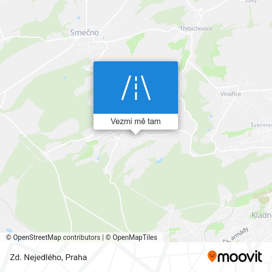 Zd. Nejedlého mapa
