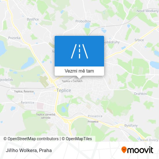 Jiřího Wolkera mapa