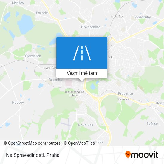 Na Spravedlnosti mapa