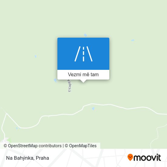 Na Bahýnka mapa
