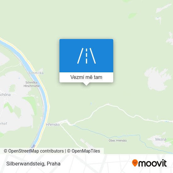 Silberwandsteig mapa