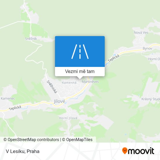 V Lesíku mapa