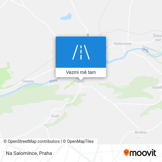 Na Salomínce mapa