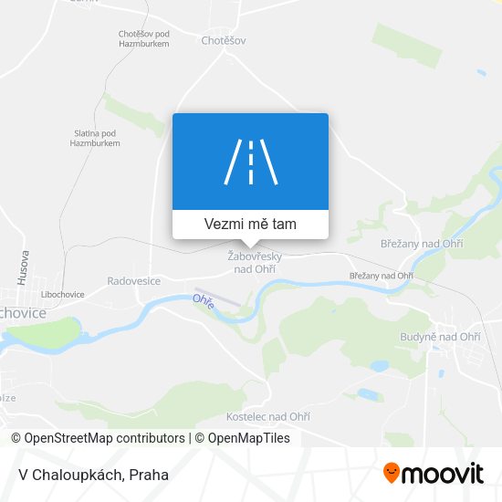V Chaloupkách mapa